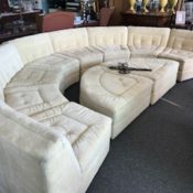 vintage sectional, mid century furniture