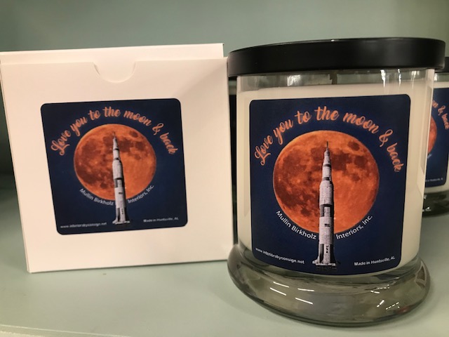 Love you to the moon & back Candles are here!