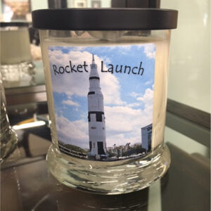 rocket launch candle