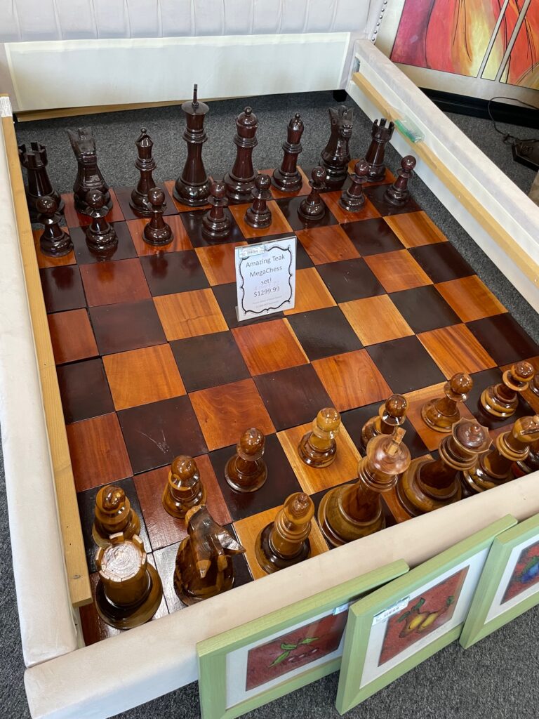 Teak Chess set